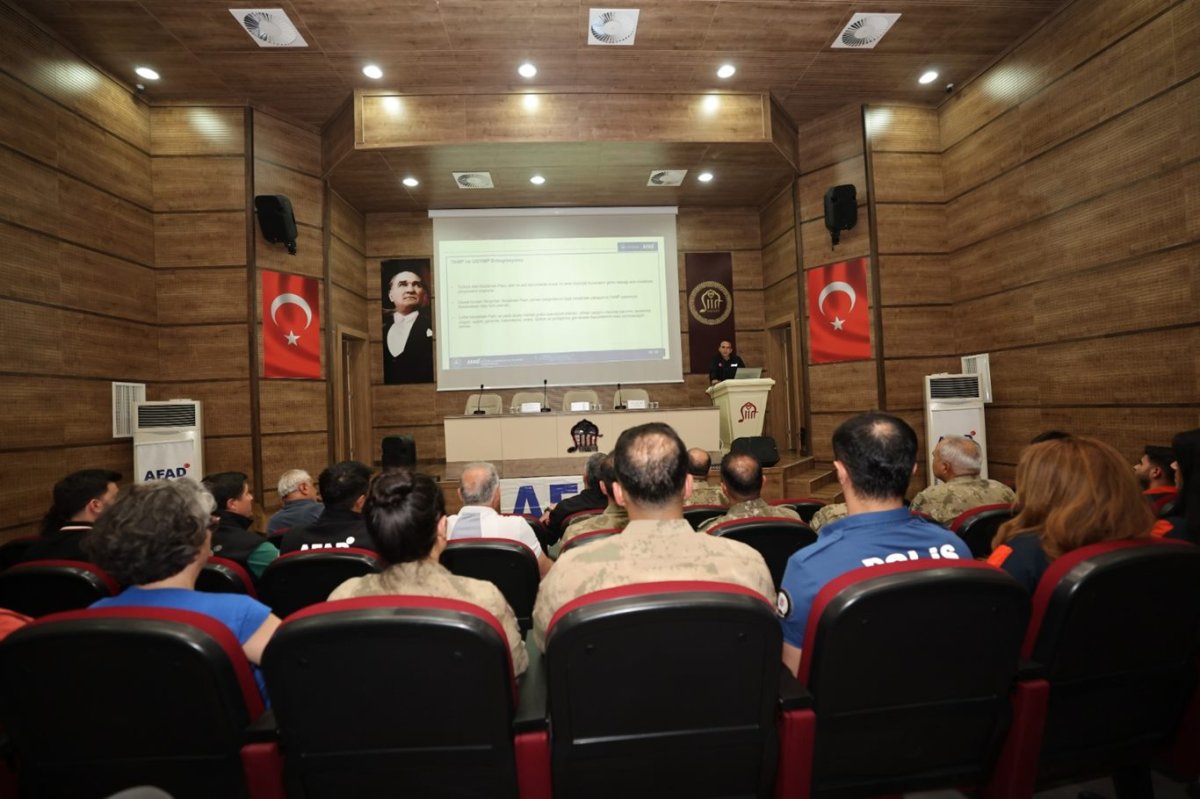 Siirt’te orman yangınlarına karşı koordinasyon eğitimi düzenlendi