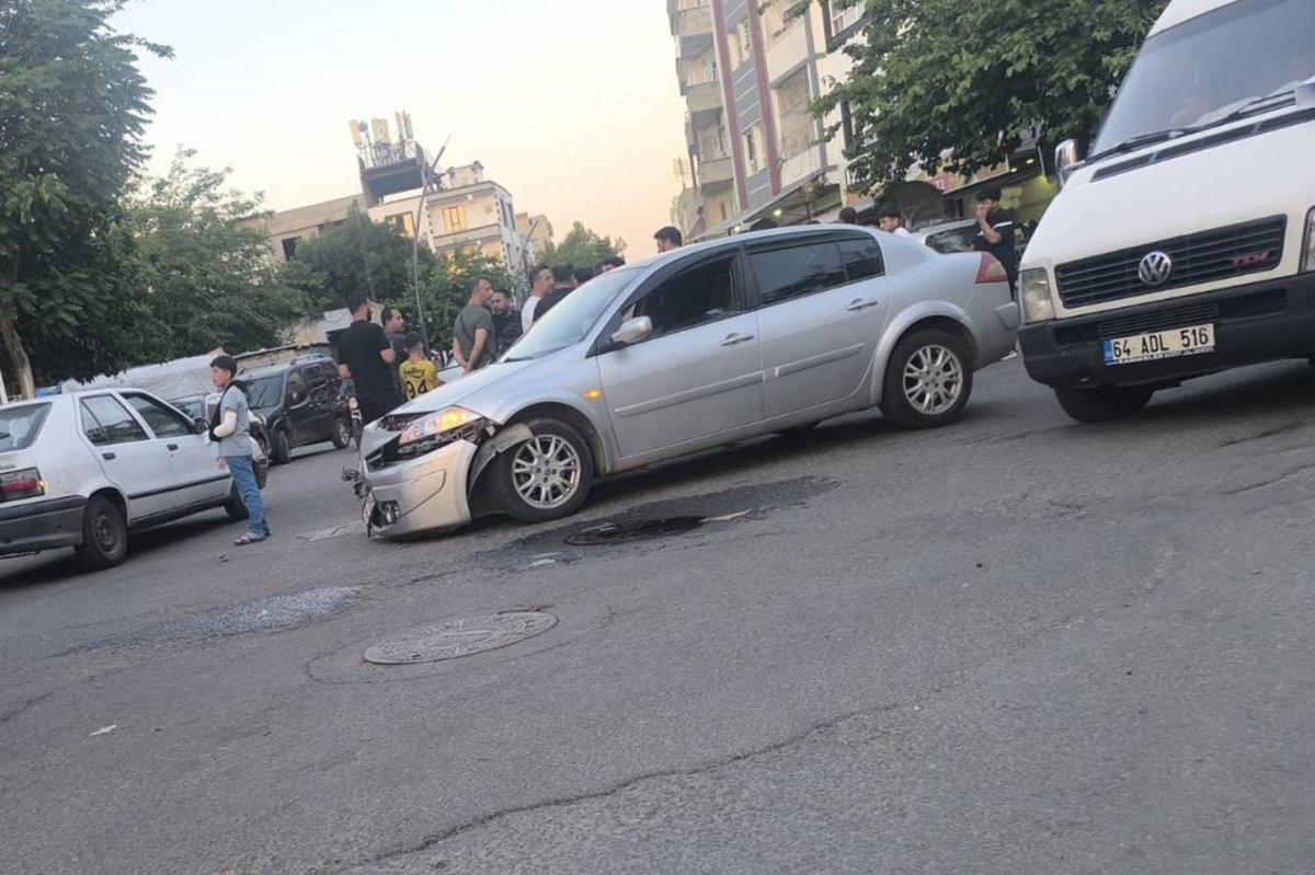 Batman’da maddi hasarlı trafik kazası