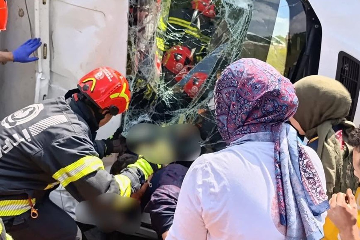 Denizli'de trafik kazası: 1 yaralı