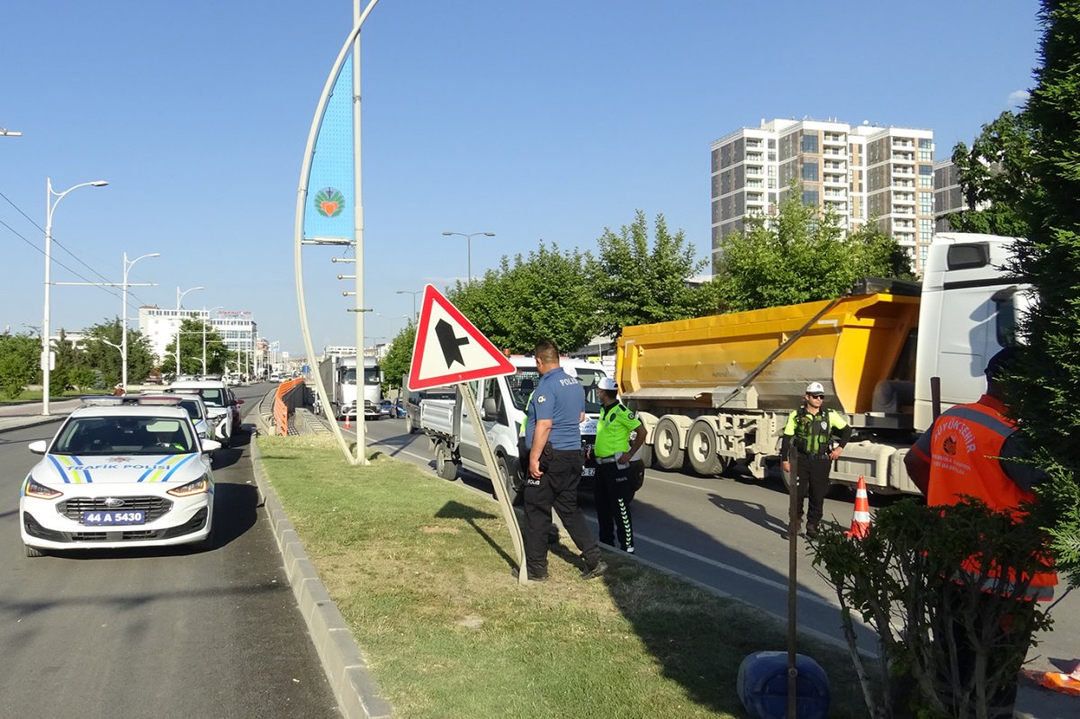 Malatya'da motosiklet kazası: Sürücü ağır yaralandı