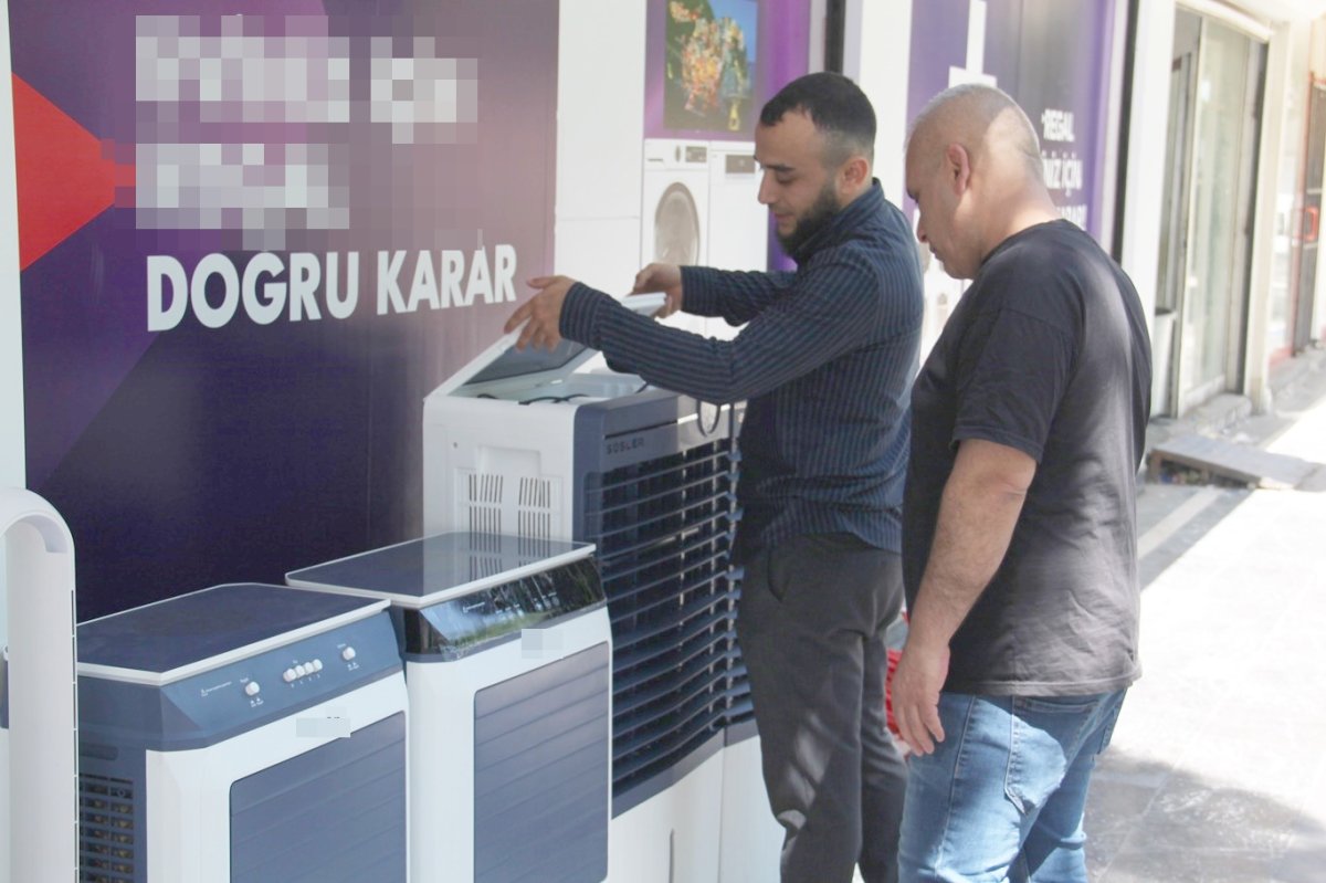 Sıcaklar artınca vantilatör ve sulu klimaya talep yükseldi