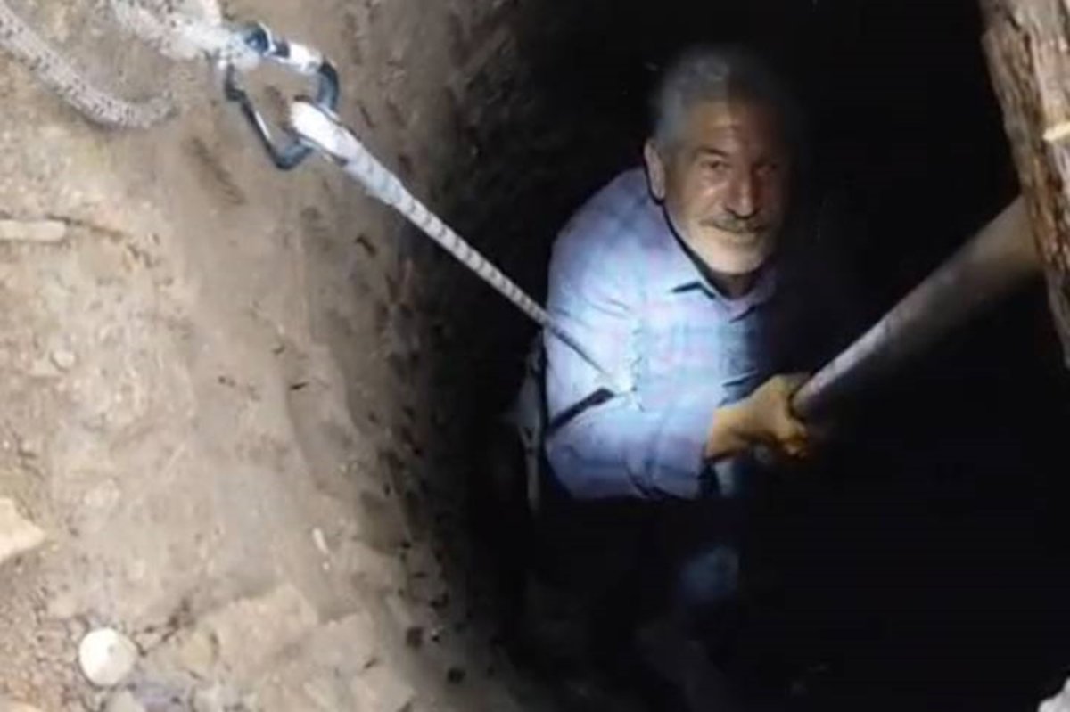Batman'da su kuyusuna düşen vatandaş kurtarıldı