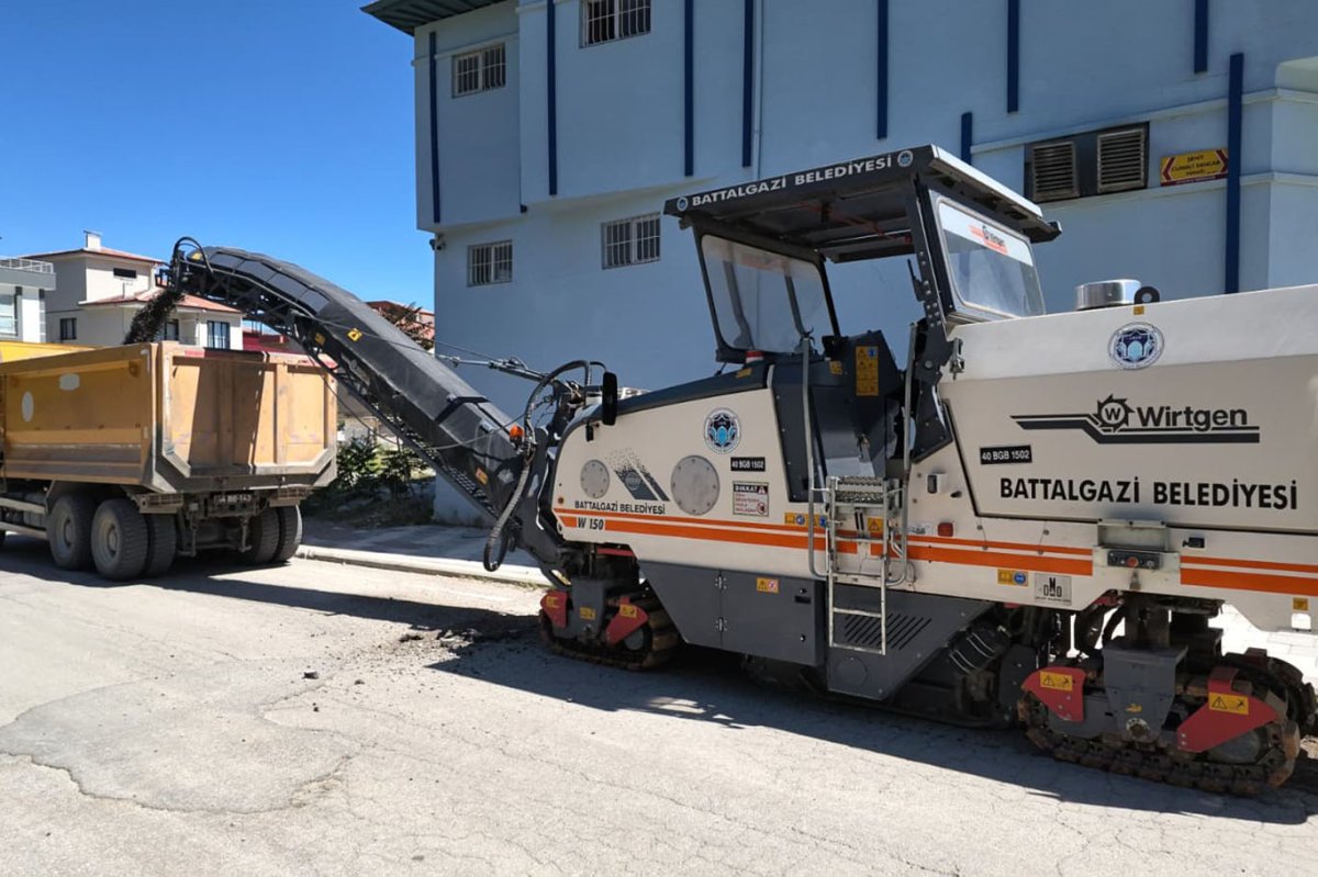 Battalgazi Belediyesinden Selçuklu’da asfalt çalışması