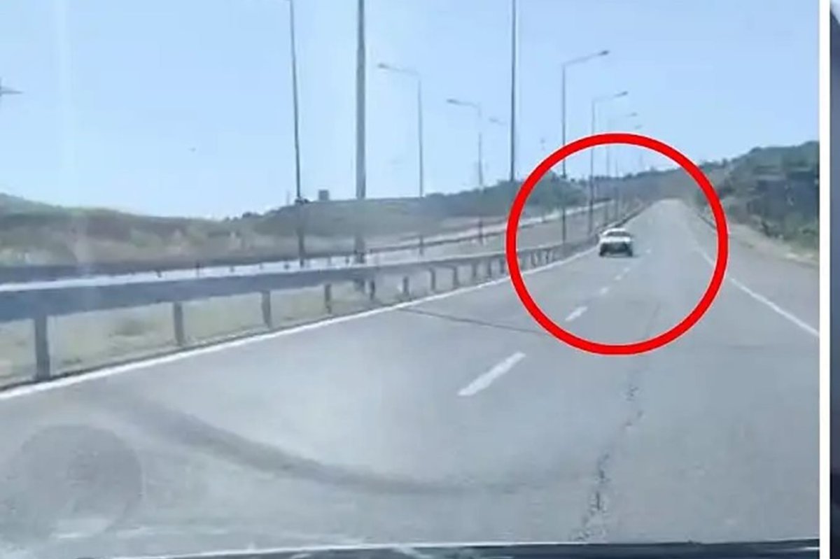 Siirt'te ters yönde ilerleyen sürücü tepki çekti