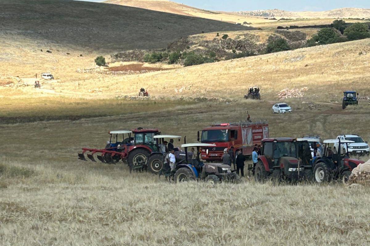 Diyarbakır’da 200 dönüm buğday ekili alan yandı