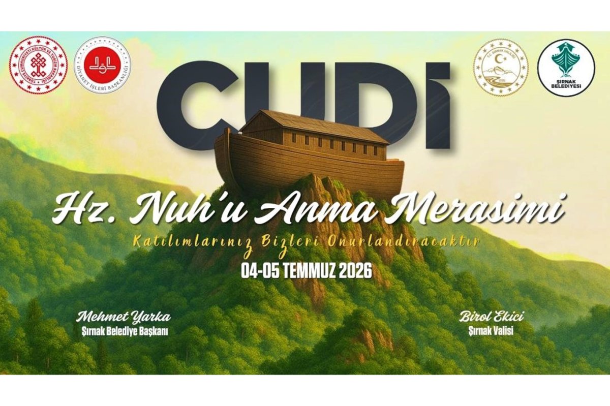 Şırnak’ta Hazreti Nuh'u anma etkinliği Cudi Dağı'nda düzenlenecek