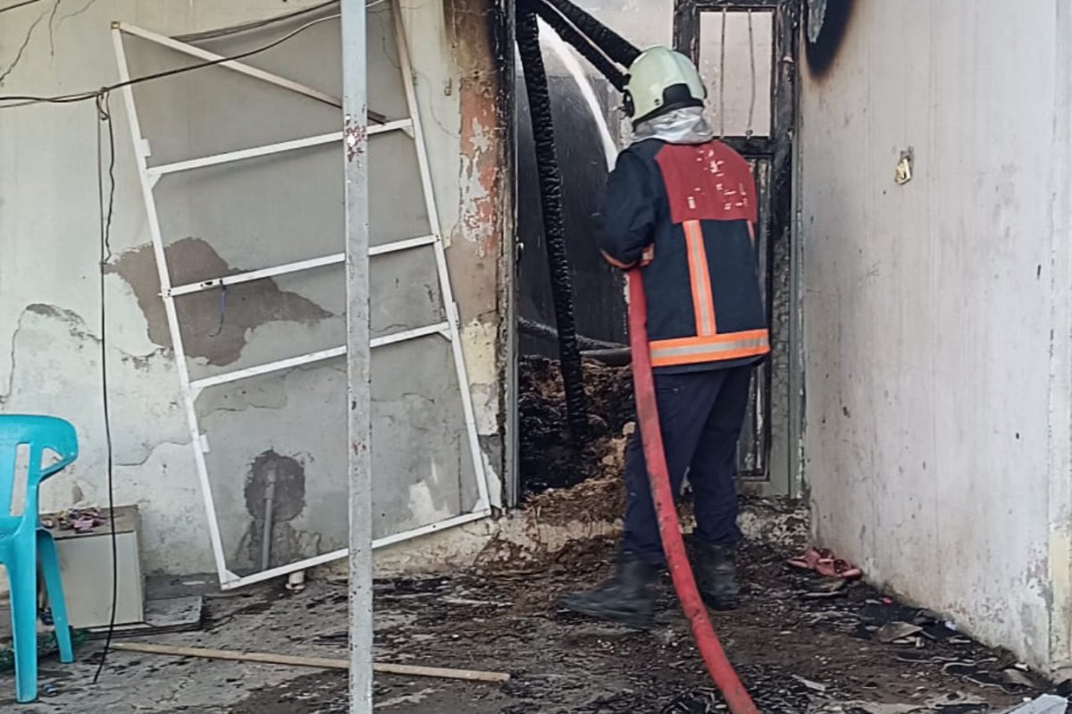 Mardin'de ev yangınında 7 yaşındaki kız çocuğu hayatını kaybetti
