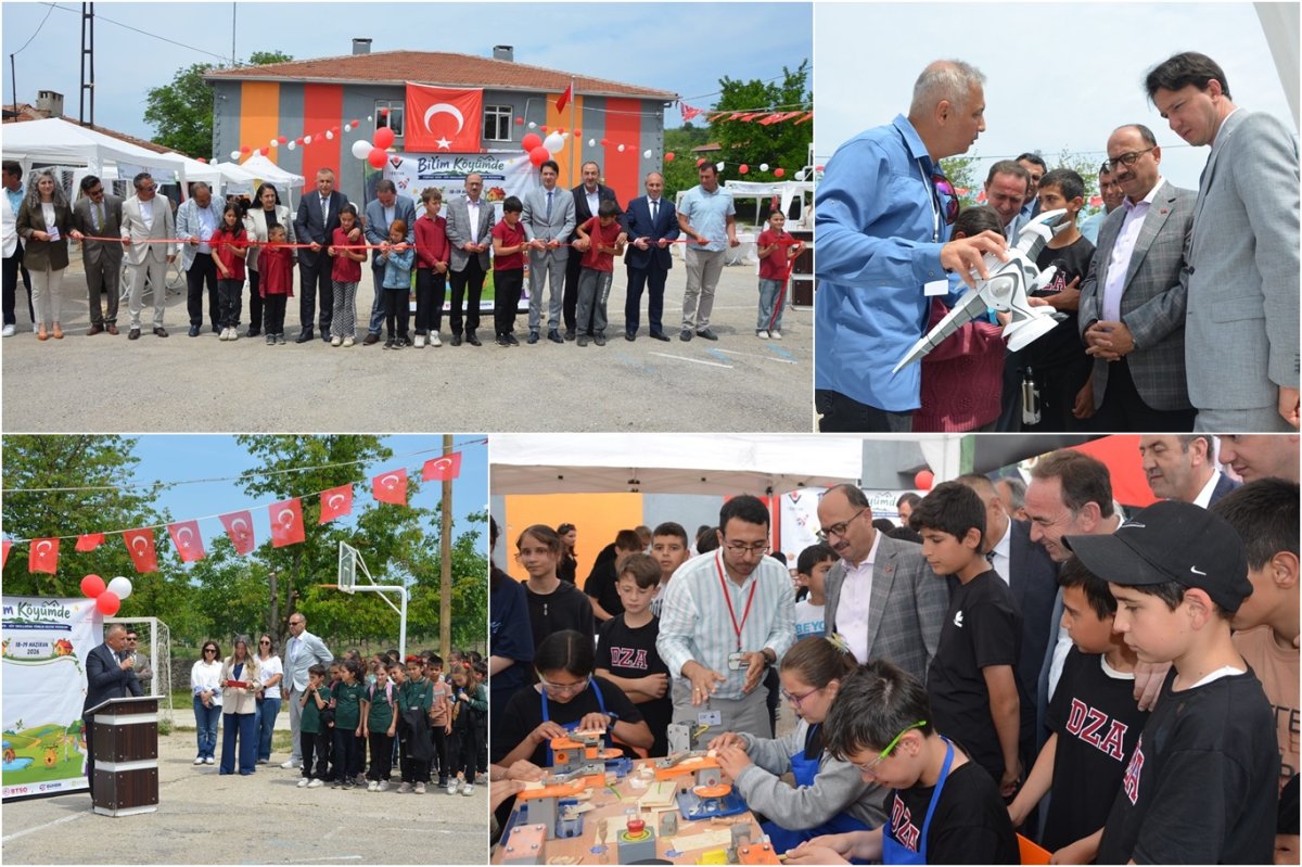 "Bilim köyümde" projesiyle bilim ve teknoloji, köy okullarına taşındı