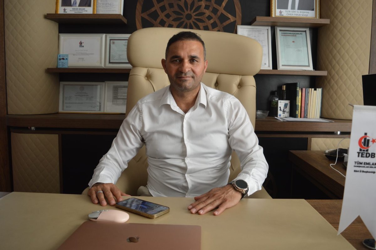 TEDB Siirt İl Temsilcisi Sevgi: İnşaat sektörü dip seviyelerini yaşıyor