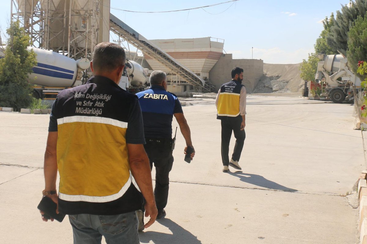 Batman'da çevreyi kirleten hazır beton firmalarına 419 bin TL'ye varan ceza