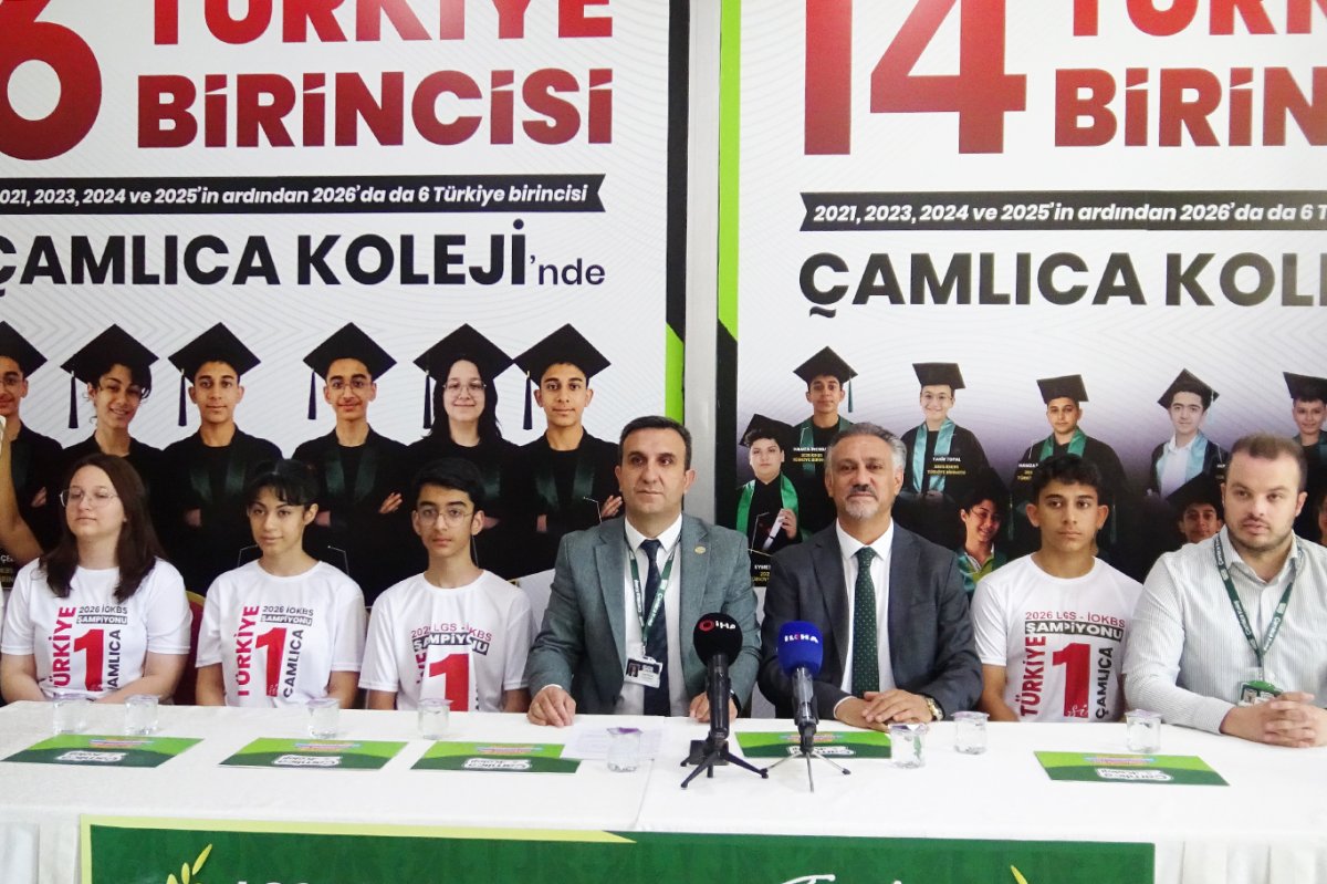 Çamlıca Koleji'nden 2026'da 6 Türkiye birinciliği
