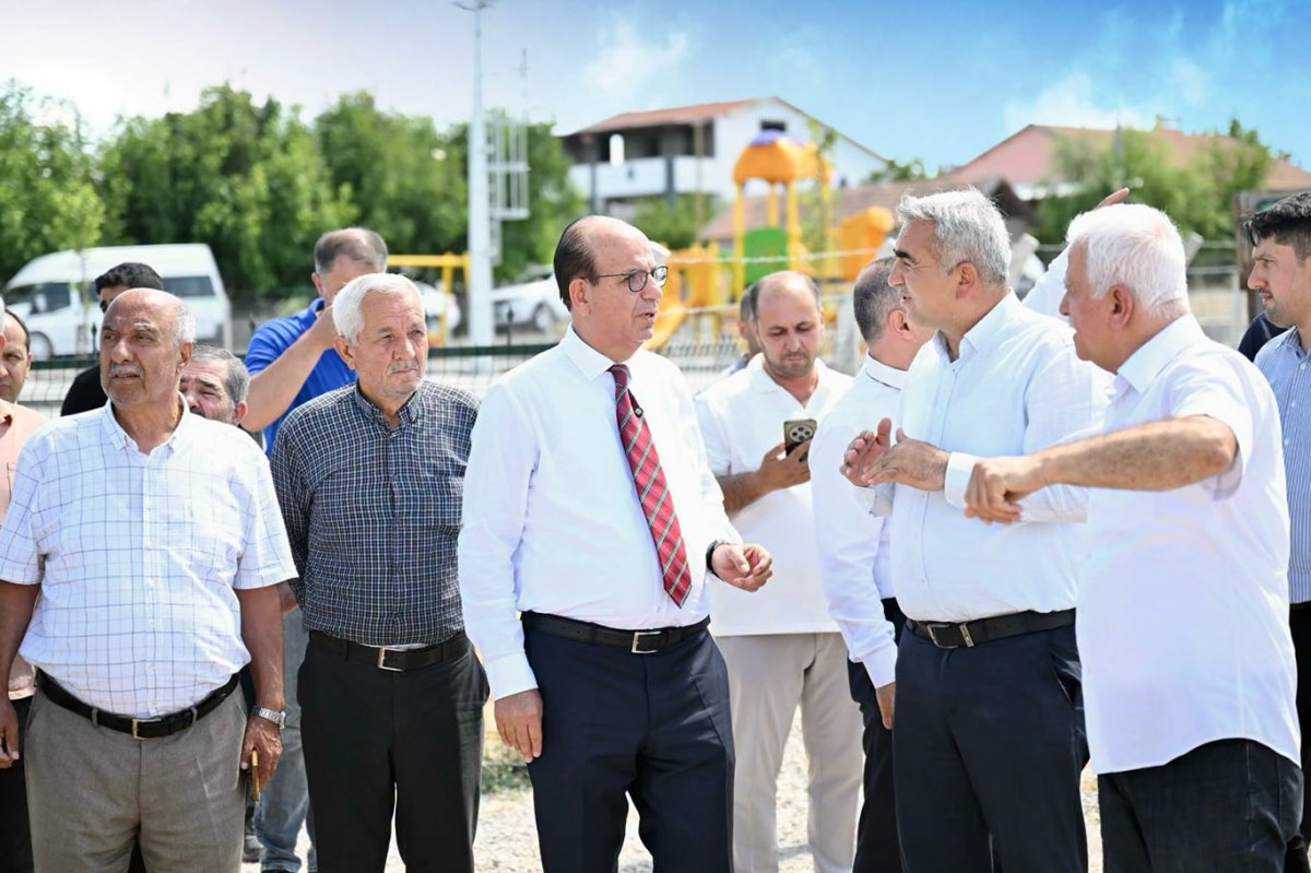 Yeşilyurt Belediye Başkanı Geçit, Kuyulu Mahallesi'ndeki yatırımları inceledi