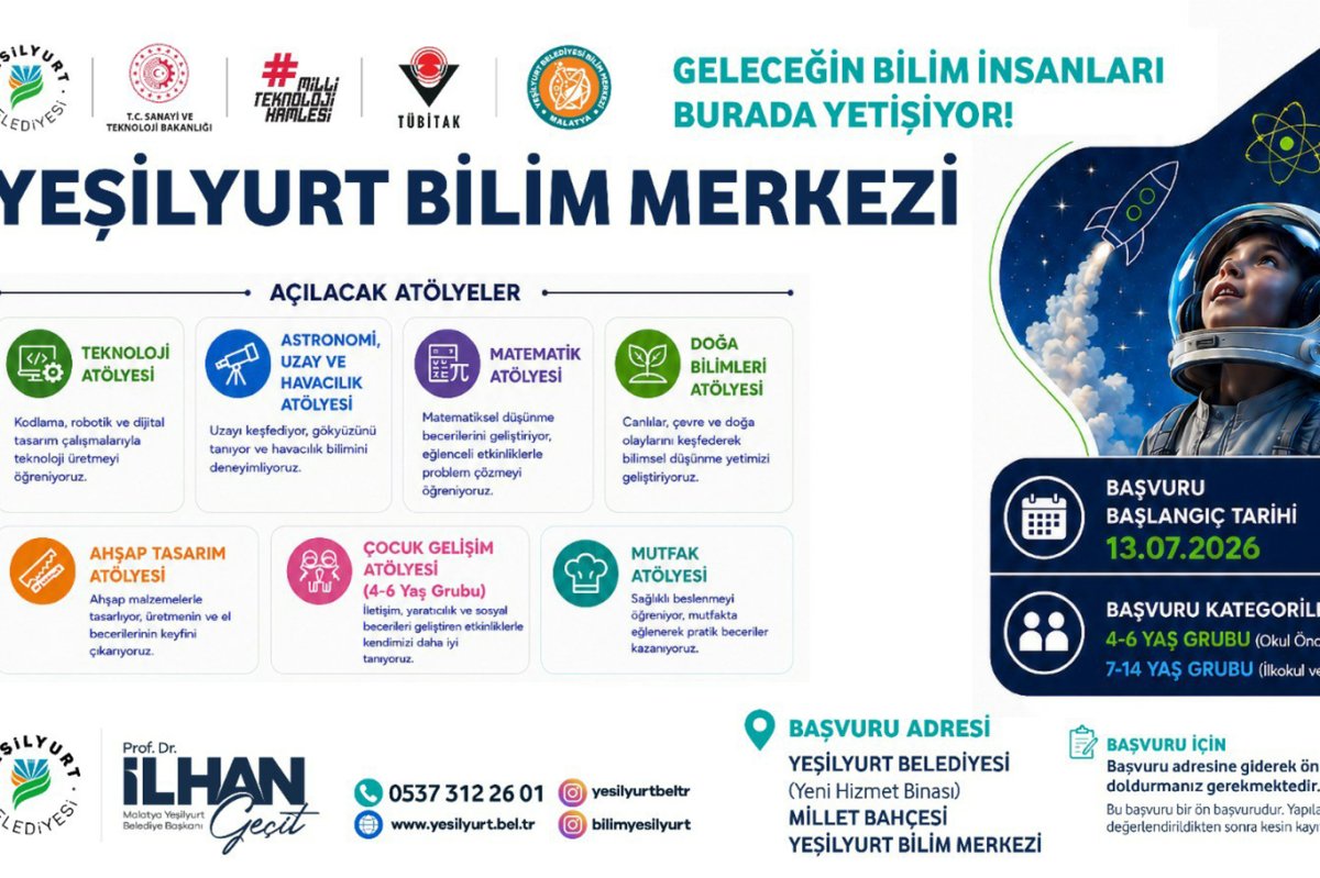 Belediye Başkanı Geçit: Bilimin ışığında büyüyen nesiller, güçlü yarınların en büyük teminatıdır