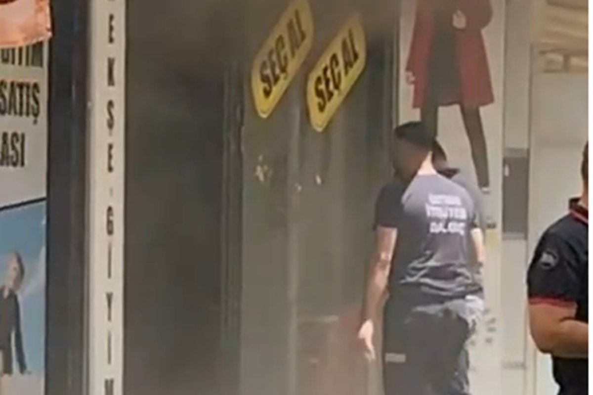 Batman'da iş yerinde yangın: Esnaf ve itfaiye seferber oldu