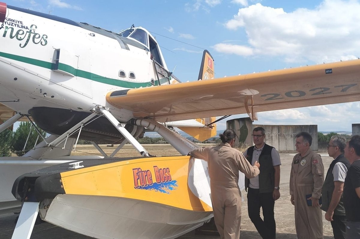 "Air Tractor" tipi yangın söndürme uçakları Bursa’da konuşlandırıldı