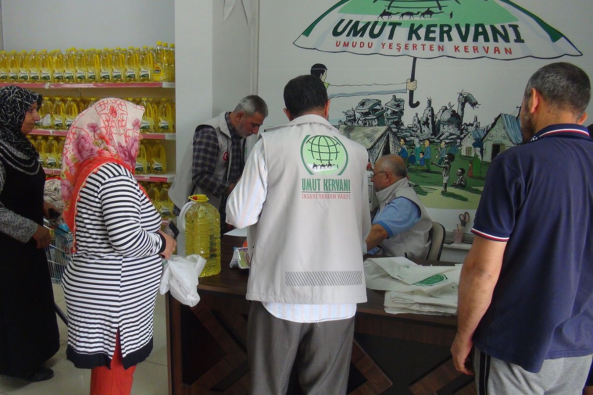 Gaziantep Umut Kervanından ihtiyaç sahiplerine "Sosyal Market" desteği
