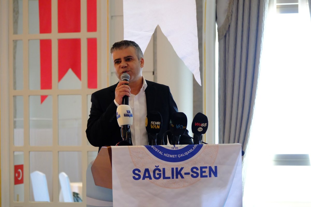 Sağlık-Sen Van Şubesi Genel Kurulu tamamlandı: Abdulcelil Aslan yeni başkan seçildi
