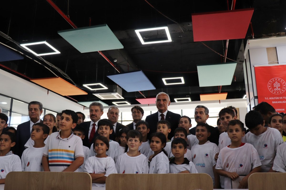 Kültür ve Turizm Bakanı Ersoy, Şırnak’ta kütüphane ve Kültür ve Turizm Müdürlüğü hizmet binası açılışını gerçekleştirdi