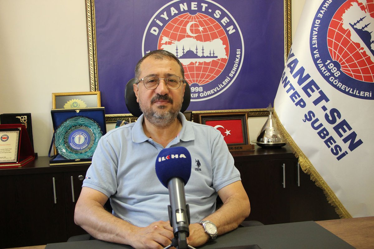 Diyanet Sen Gaziantep Şube Başkanı Göral: Gazze'de zulüm ve işgal sürüyor