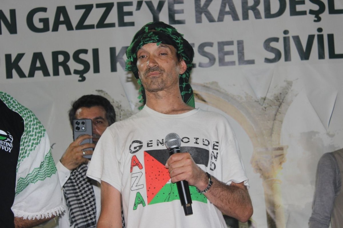 Filistin Vicdan Konvoyu'nda hidayete eren Yusuf'tan anlamlı çağrı