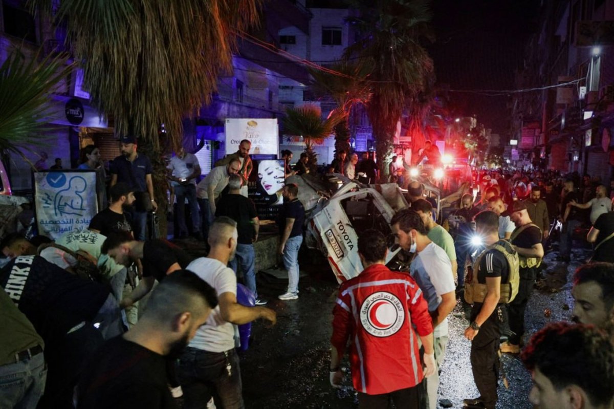 Şam'da yolcu minibüsünde patlama: 2 ölü 13 yaralı