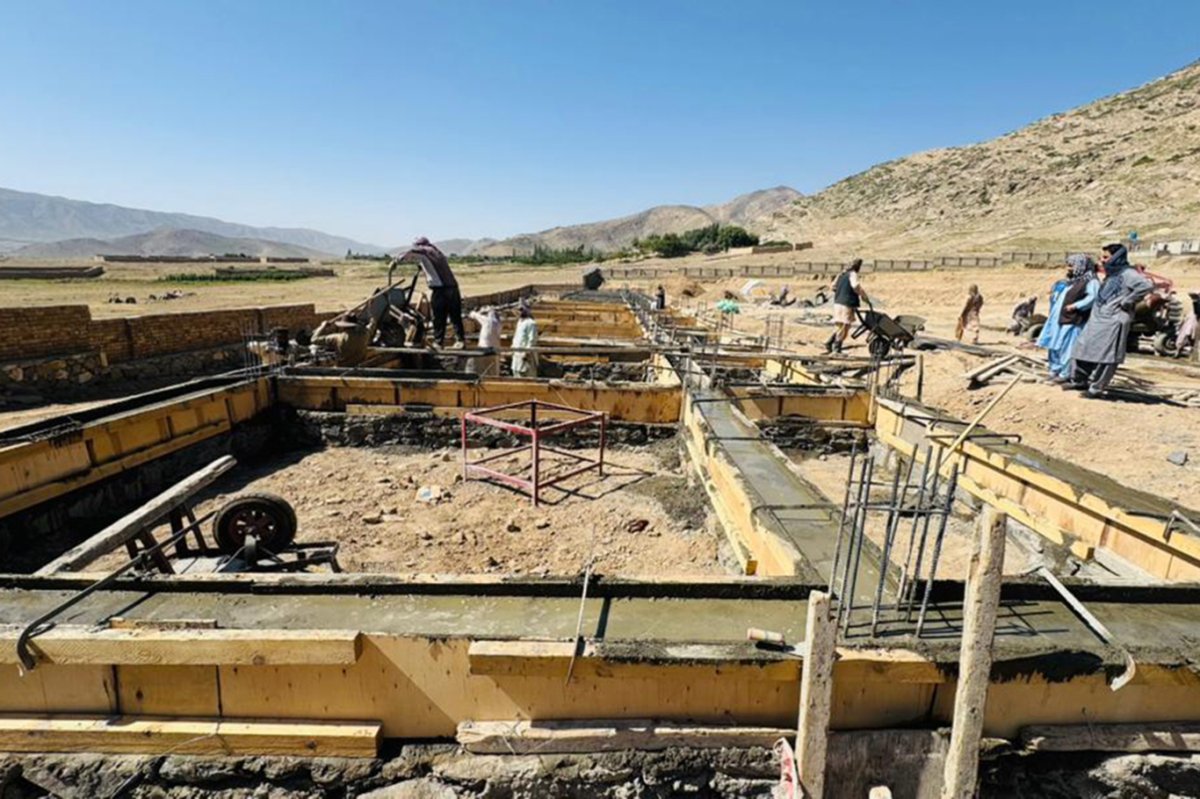 Yetimler Vakfı'ndan Afganistan'da umut inşası: Yetimhane kompleksinin ikinci etabında sona doğru