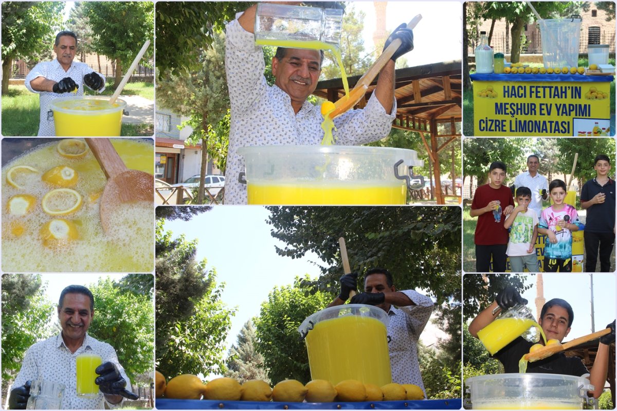 Cizre sıcaklığının asırlık serinliği: Tescilli Cizre limonatası