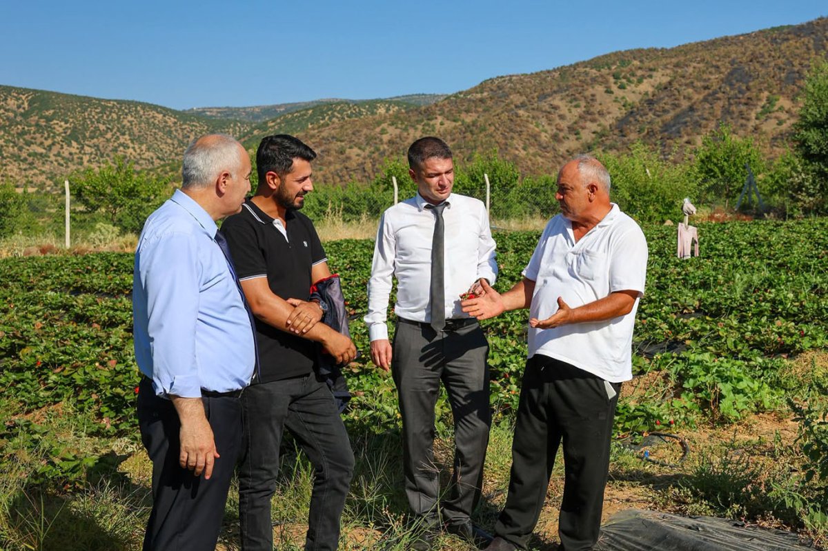 Malatyalı üretici tarımsal üretime farklı ürünlerle katkı sağlıyor