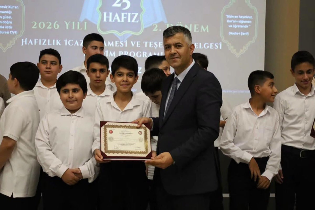 Gaziantep'te 77 hafız icazet belgesi aldı