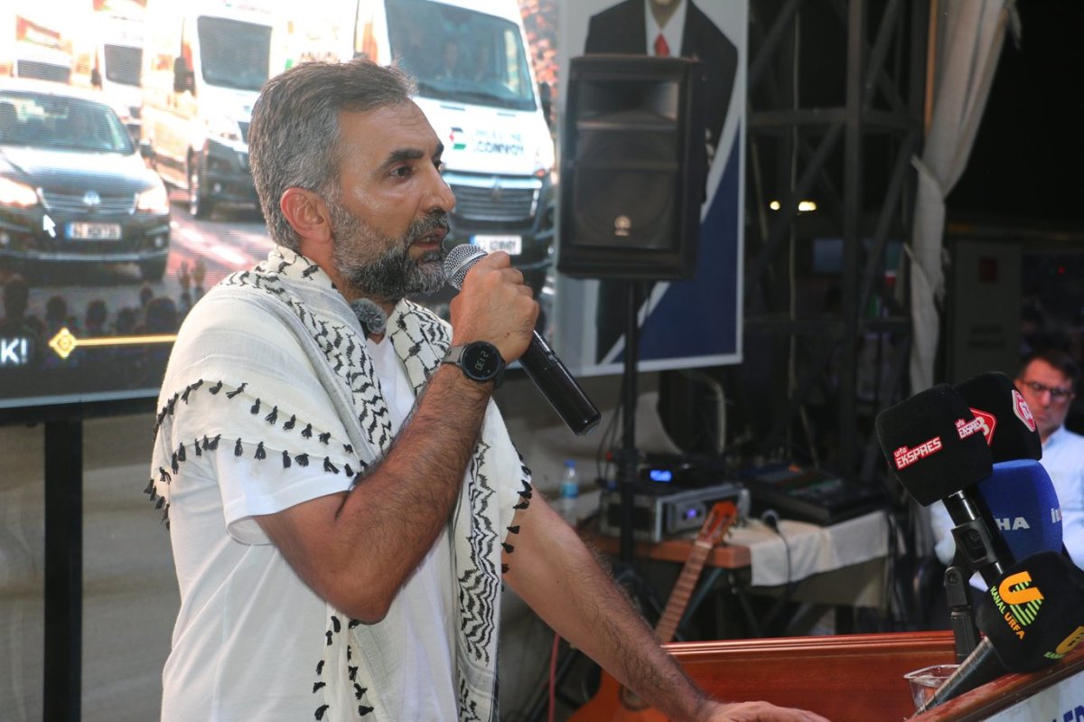 Uluslararası Filistin Konvoyu Şanlıurfa’da karşılandı