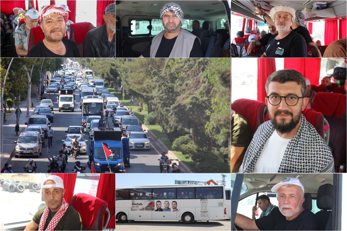 Filistin Konvoyu'na katılan gönüllüler: Amacımız Filistin davasını dünya gündeminde canlı tutmak