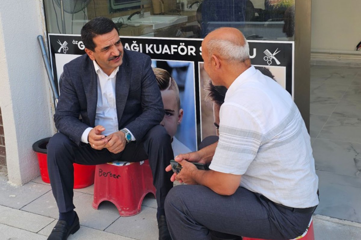 Belediye Başkanı Taşkın'dan yeni çarşı esnafınına ziyaret