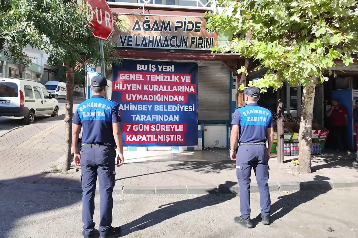 Gaziantep'te hijyen ihlali tespit edilen fırına 7 gün kapatma cezası