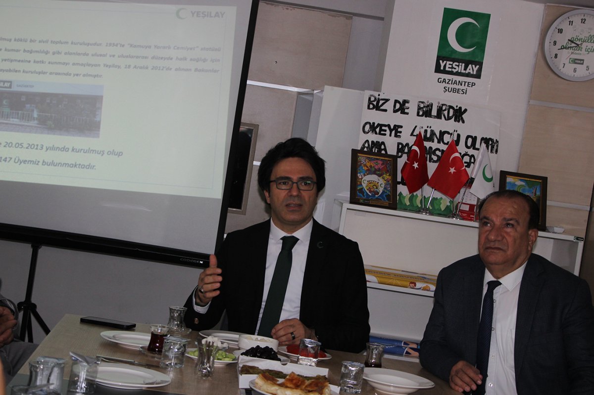 Yeşilay Gaziantep Şube Başkanı Şen: Bağımlılıkla mücadelede basın çok önemli