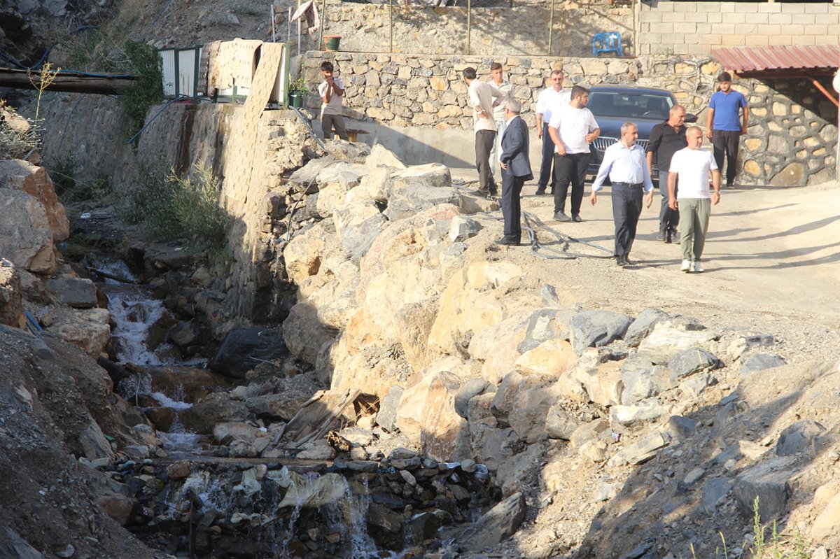 HÜDA PAR Milletvekili Demir, Taşdelen köyündeki baraj tehlikesine dikkat çekti