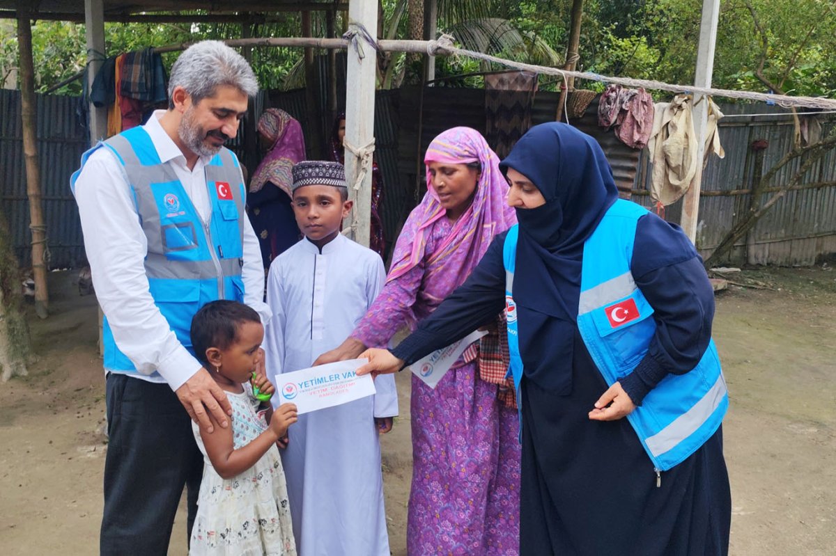 Yetimler Vakfı Bangladeş'te yetim aileleri yalnız bırakmıyor