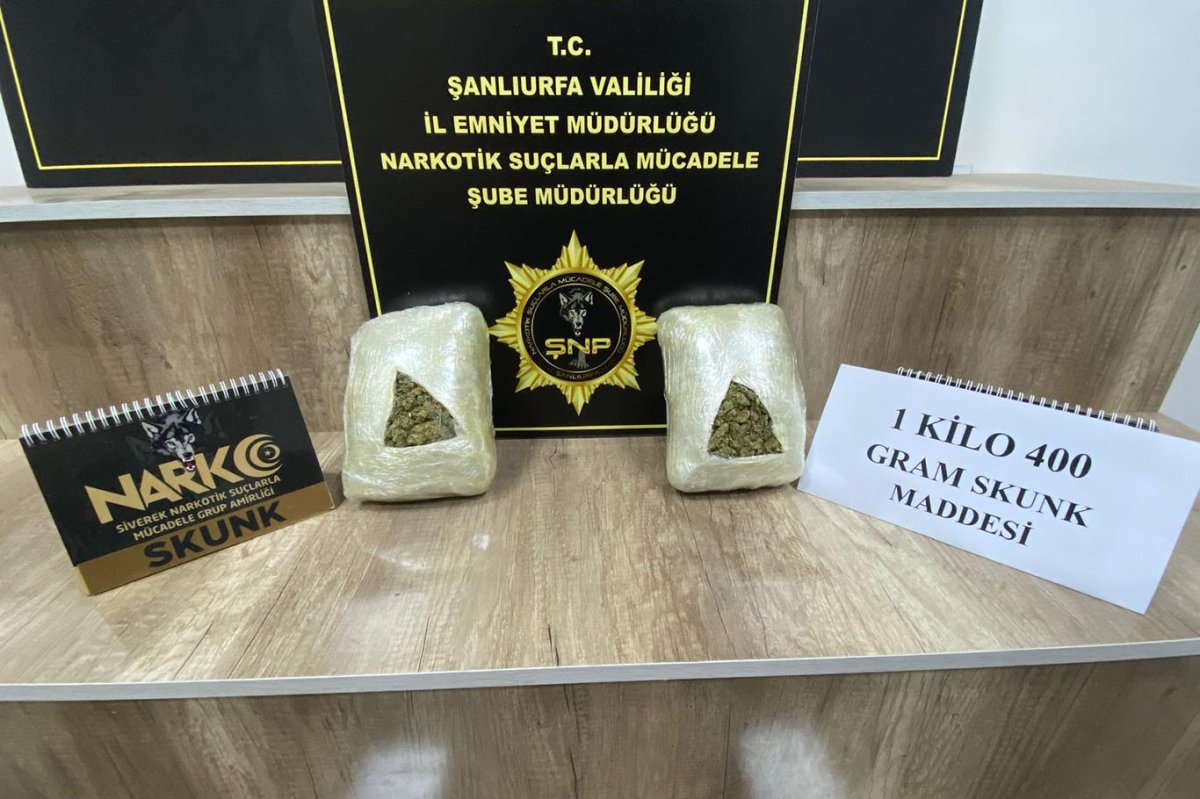 Şanlıurfa'da uyuşturucu operasyonu: 2 şüpheli tutuklandı
