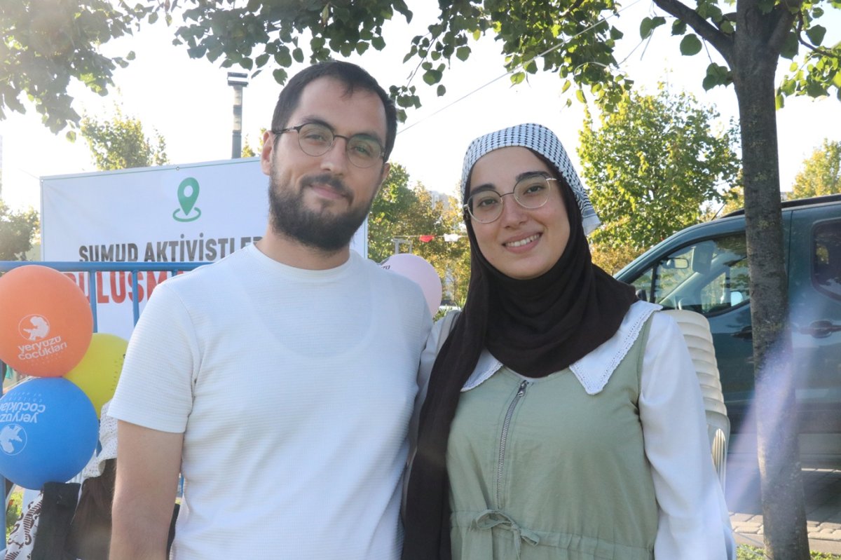 Uçurtmalar Gazeli çocuklar için gökyüzüne bırakıldı
