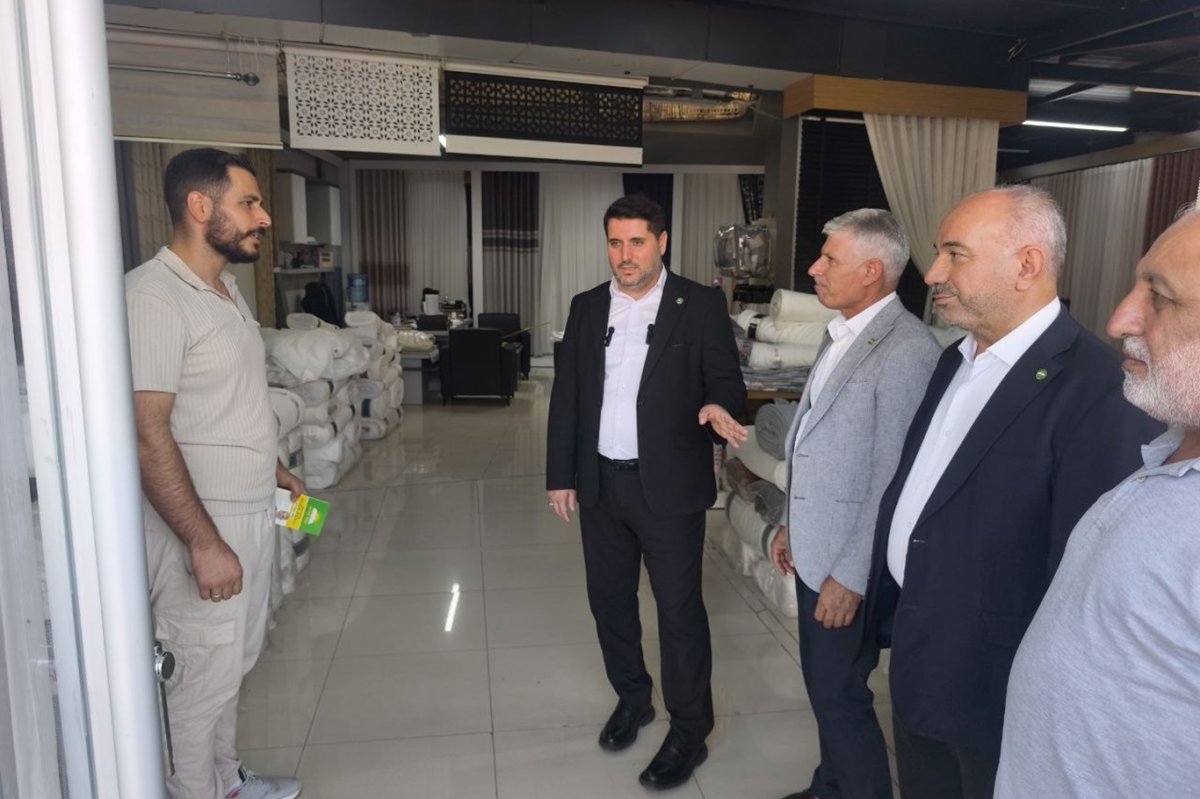 HÜDA PAR Antalya Teşkilatı Kepez’de esnafın sorunlarını dinledi