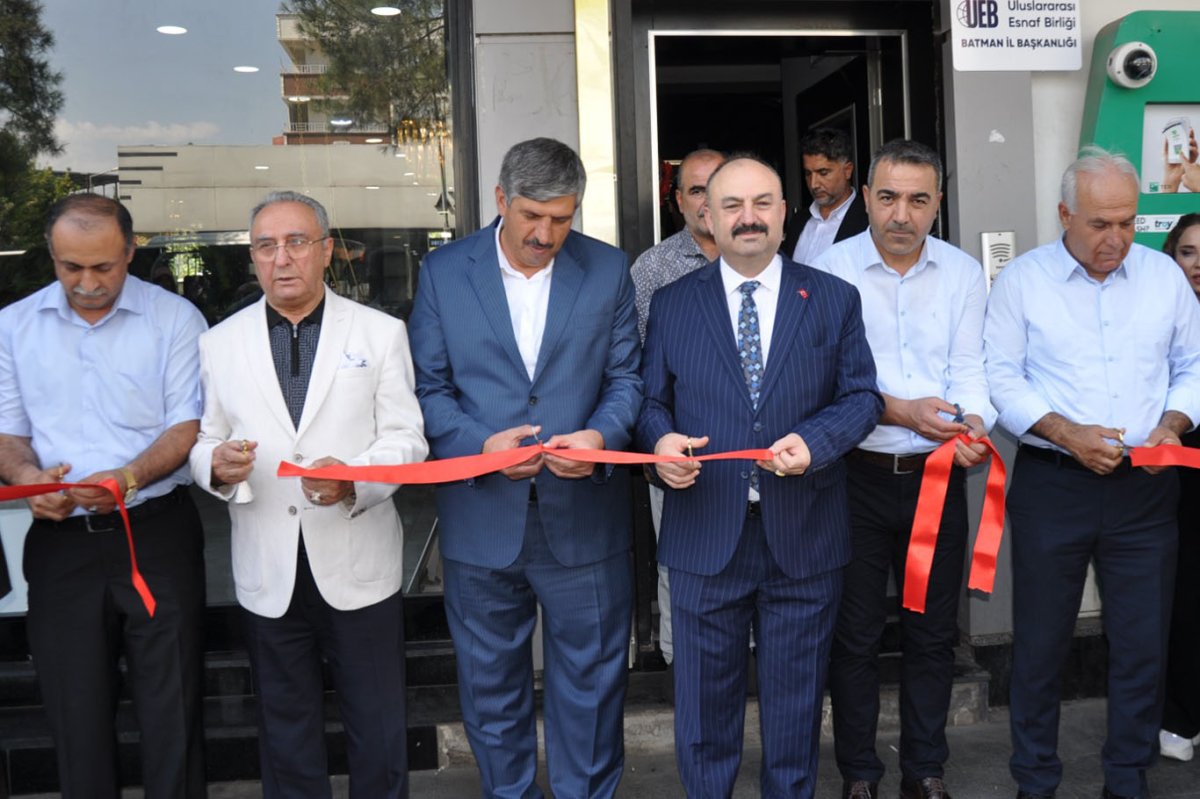 Uluslararası Esnaf Birliği Batman'da ilk genel kurulunu gerçekleştirdi