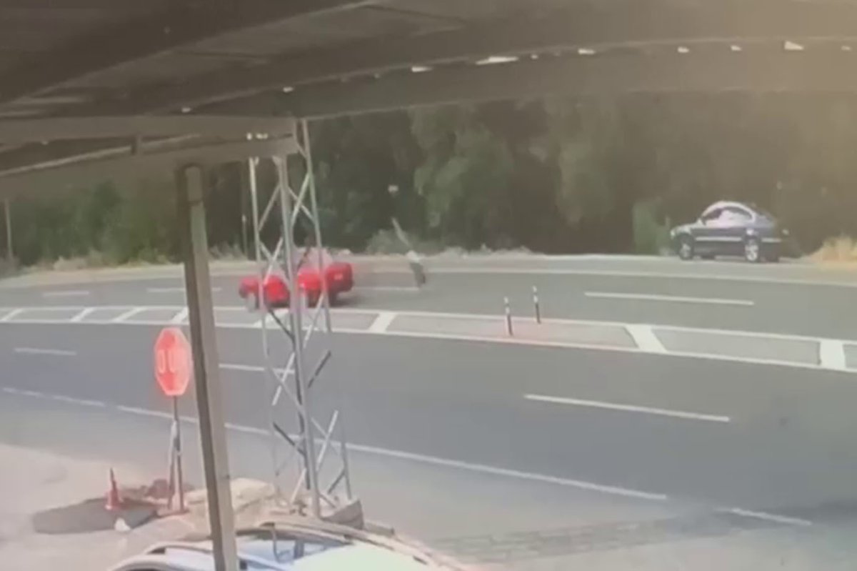 Malatya'da ölümle sonuçlanan kaza an be an kameraya yansıdı