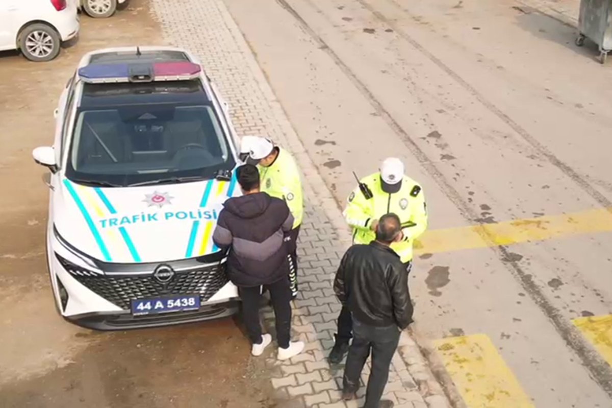 Malatya'da trafik denetimlerinde 660 sürücüye ceza