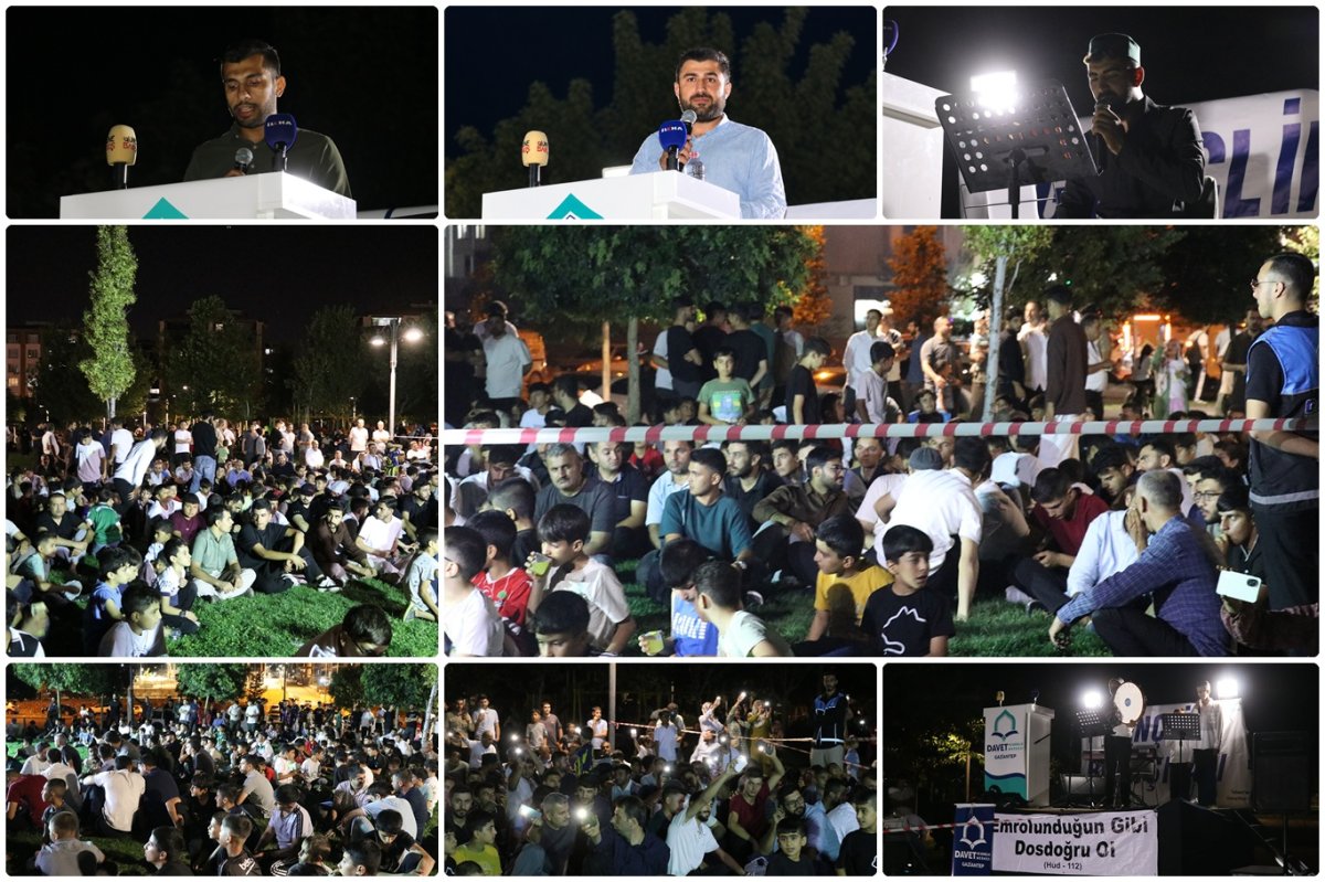 Gaziantep'te gençlik buluşmasında "Huzur imandan geçiyor" mesajı