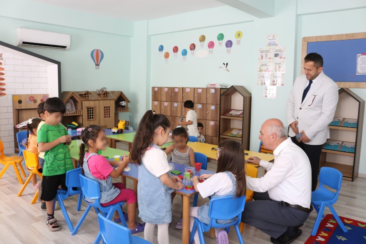 İl Müftüsü Topal'dan 4-6 yaş Kur'an kursuna ziyaret