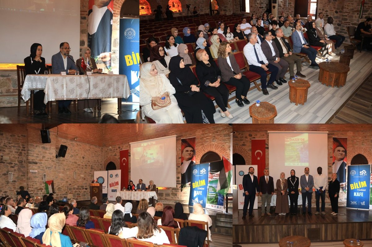 Bursa’da Gazze için bilim kafe paneli düzenlendi