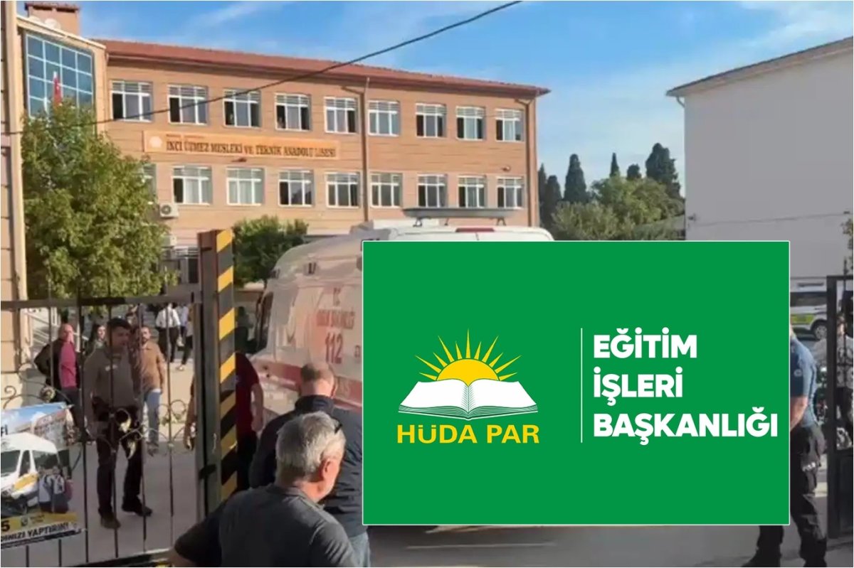HÜDA PAR'dan Manisa'daki saldırıya ilişkin açıklama: Çocuklarımızı şiddete iten sebepler araştırılmalı