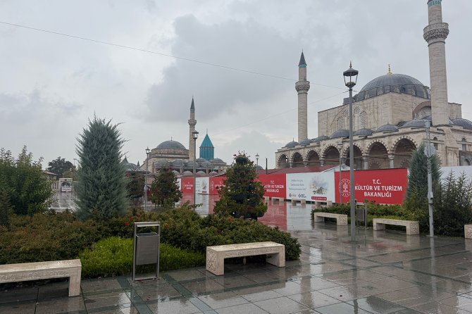 Konya'da beklenen yağışlar başladı!