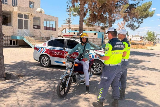 Şanlıurfa'da motosikletler denetlendi