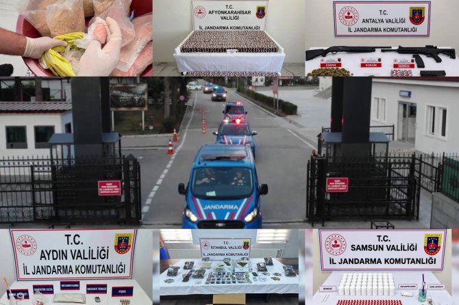 35 ilde uyuşturucu operasyonu: 264 şüpheli gözaltına alındı