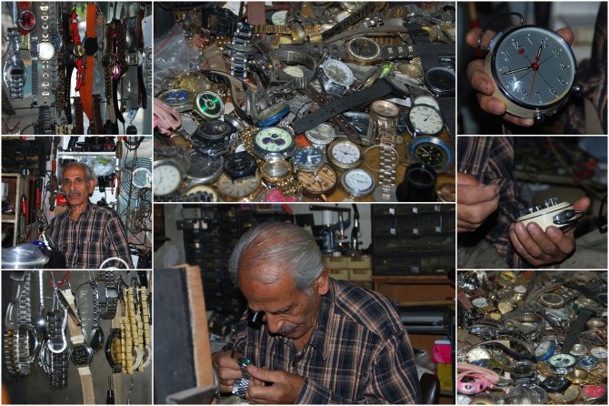 67 yıldır zamana ayar veren Cömert ustadan gençlere altın öğütler